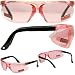 Global Vision Mark Two Way Adjustable Safety Glasses Pink Lenses