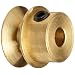 Boston Gear G1214 Grooved Pulley, Fits Round Belts 0.1875" or Smaller, 0.250" Face, Brass