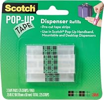 Scotch® Satin Pop Up Tape Strips Refills 3 Pad Pack