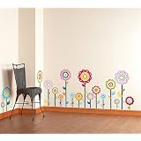 Flower Lollipop-1 - Wall Decals Stickers Appliques Home Decorby Blancho Bedding