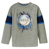 Circo Heather Grey Toddler Boys L/S Pieced Tee - 3T