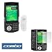 Snap on Crystal Case with Belt Clip + Premium Reusable LCD Screen Protector for Samsung Sch-i760 Smartphone