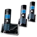 Alcatel Versatis D300 Trio T�l�phone sans-fil combin� suppl�mentaire Noir