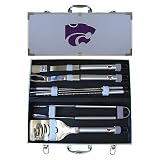 Kansas State Wildcats 8pc. BBQ Set w/Case - NCAA College Athletics - Fan Shop Merchandise