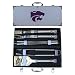 Kansas State Wildcats NCAA Barbeque Utensil Set w/Case (8 Pc.)