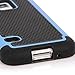 Galaxy S5 MINI Case, E LV Galaxy S5 MINI Case - Shock-Absorption / High Impact Resistant Hybrid Dual Layer Armor Defender Full Body Protective Case Cover for Samsung Galaxy S5 MINI SM-G800 with 1 Stylus and 1 E LV Microfiber Digital Cleaner (Blue)