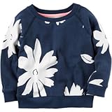 カーターズ Carter's/ フローラル フレンチテリー プルオーバー ブルー アウタージャケット 5歳【並行輸入】