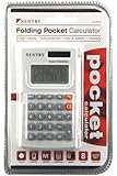 Sentry Folding Pocket Calculator, Silver (CA345)