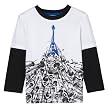 Infant Boys' Utility&reg; Guitar Mountain LS 2fer Tee - Black/White