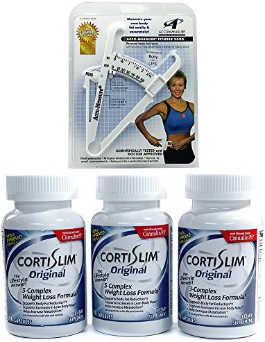 AccuFitness Accu-Measure Fitness 3000 1 ea and Cortislim Original Three Bottles
