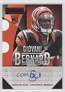 Giovani Bernard #23/49 Cincinnati Bengals (Football Card) 2013 Panini Playbook Signatures Red #139