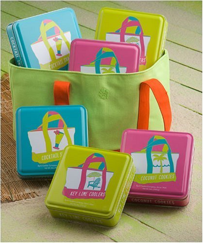 Beach Bag Tin (Key Lime Coolers) by Byrd Cookie Company