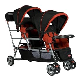 Joovy Big Caboose Stand-On Tandem Triple Stroller