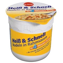 Dr. Lange Heiss & S. Nudeln in Rahmso�e , 4er Pack (4 x 58 g Becher)