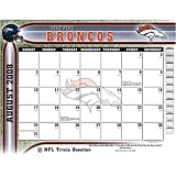 Denver Broncos NFL 22 x 17 Academic Desk Calendar