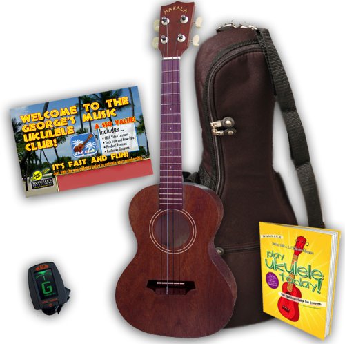 Kala Makala Tenor Ukulele Complete Starter Pack