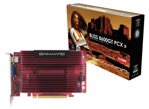 Gainward GF8600GT PCX Grafikkarte PCI-E 512MB DDR2 TV-Out DVI