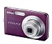 Electronics : Bundle: Nikon S210 Digital Camera in Plum 8MP + Hard Case + 1GB SD