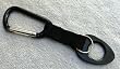 Water Bottle Holder With Black Aluminum Carabiner