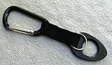 Water Bottle Holder With Black Aluminum Carabiner