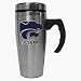 Kansas State Wildcats Contemporary Stainless Steel Travel Mug