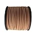 Pandahall 100yards/roll Leather Lace Beading Thread Faux Suede Cord String with Roll Spool 300feet (Coffee)