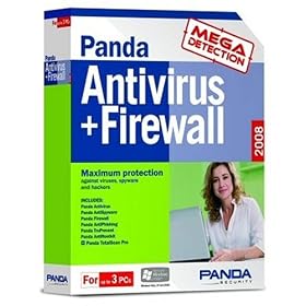 Panda Antivirus & Firewall 2008 (3 User License) (PC)