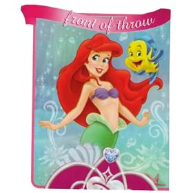 Disney Ariel Reversible Fleece Activity Throw ~ Sea Sparkle by Disney