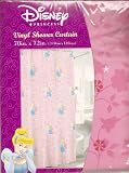 Disney Princess Vinyl Shower Curtain (70 in x 72 in): Cinderella, Snow White and Aurora together by Disney