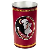 Florida State Seminoles NCAA Tapered Wastebasket (15 Height)