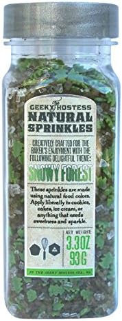 Natural Colored Snowy Forest Sprinkles