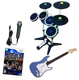 Wii Rock Band 3 Bundle: Guitar, Drums, Mic, Game Disc