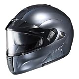 HJC IS-MAXBT METALLIC ANTHRACITE ELECTRIC LENS SNOW HELMET