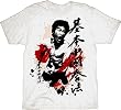 Bruce Lee Splash Dirty White Adult T-shirt Tee