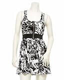2b Rose Print Tank Dress