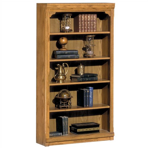 Riverside Furniture 1533 Riverside Classics 60" H Bookcase in Casual Light Oak