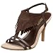 Kenneth Cole Reaction Women's Know Veau Fringe Heel,Bark,9 M US