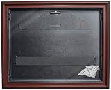 NFL Carolina Panthers Removable Face Jersey Display -Mahogany with Museum Quality UV Upgrade