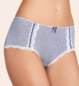 Limited Collection Modal Rich Low Rise Striped Shorts