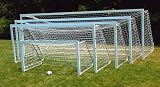 JAYPRO CSG-824- 8' H X 24' W X 4'BX9'D ALL ALUM UNPAINTED SOCCERGOALS (Pair)