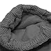 Anzermix® Women's Fleece Cable Knitted Liners Rain Boot Socks (S, Gray)
