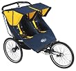 Baby Jogger 2007 Performance 20" Double Stroller - Navy/Yellow