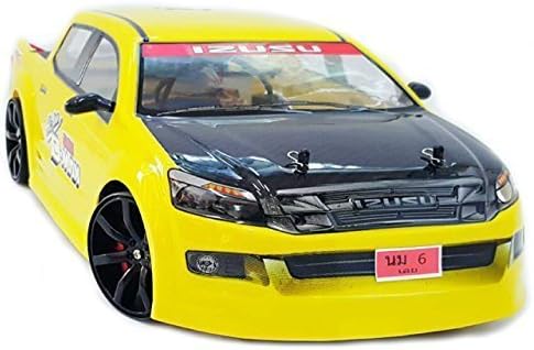 1/10 scale DRIFT R/C RACING CAR With Car Audio / USB and Bluetooth / Yellow kevlar Car