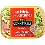 Connetable - Sardine Fillets with Mustard 100 g 3.5 oz