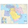 Middle East Deluxe Laminated Map 50" X 38"