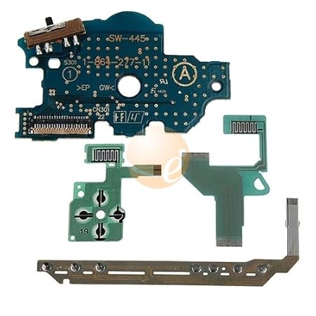 Conductive Bus Wire + Power Switch Circuit Board for PSP 1000 series