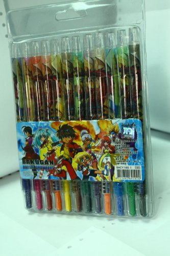 Childrens Toyshop  Toys : BAKUGAN Battle Brawlers Crayons (12 colors)
