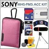 Sony 8 Gigabyte 8GB Accessory Kit for the Sony MHS-PM5 and MHS-PM5K bloggie ....