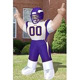 BSS - Minnesota Vikings NFL Inflatable Tiny" Player Lawn Figure (96" Tall)"