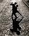 Professionally Framed The Last Dance - Tango Silhouettes, Photo Print Poster - 16x20 with RichAndFramous Black Wood Frame